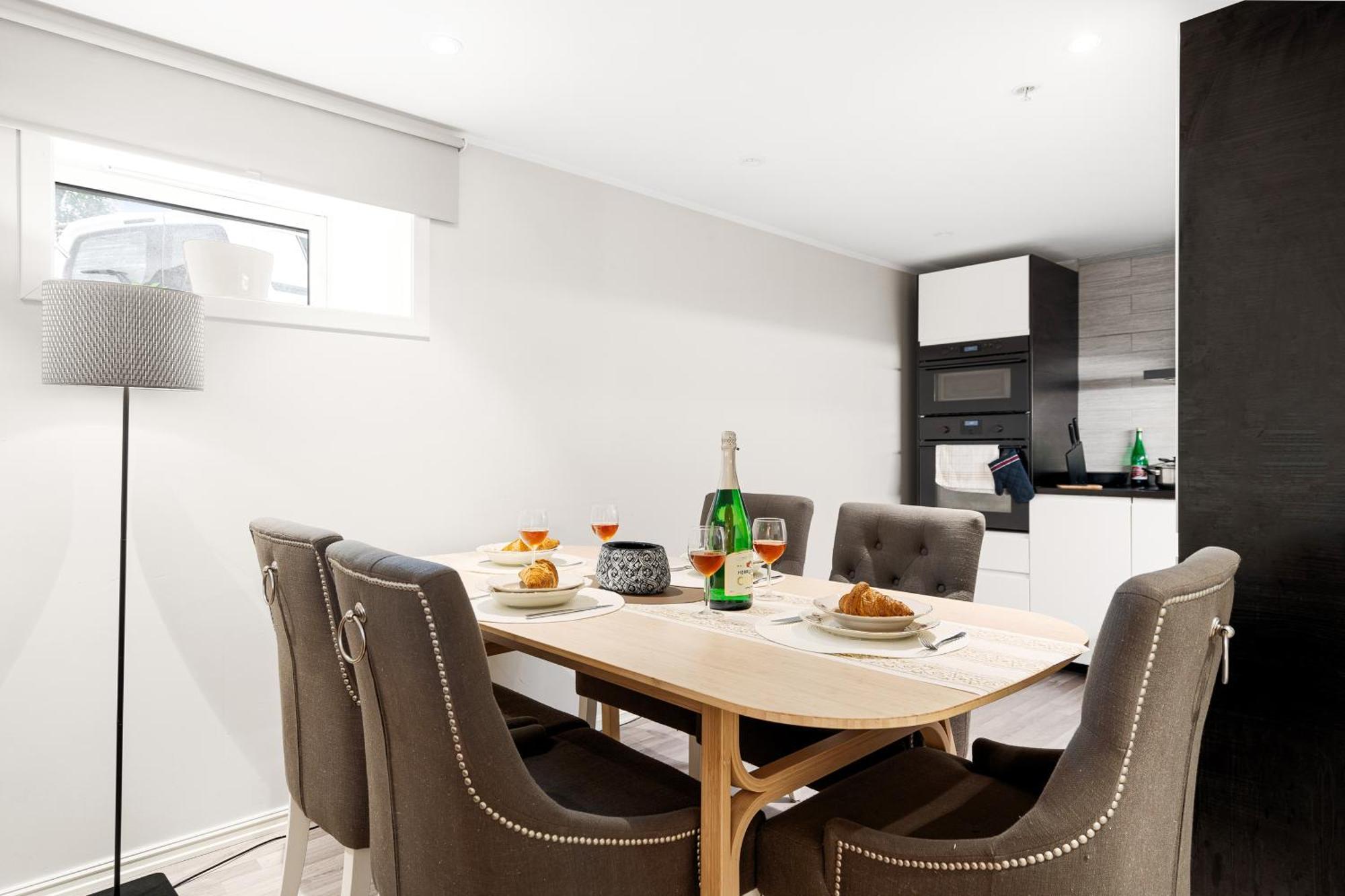 Solsiden Modern Stay: King Beds, Private Entry تروندهايم المظهر الخارجي الصورة